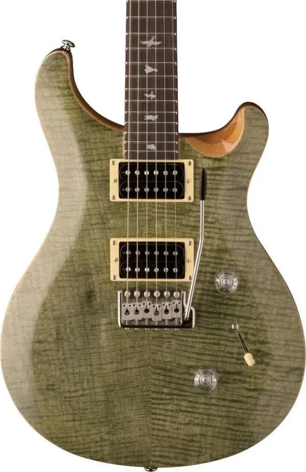 PRS SE Limited Edition Custom 24 Electric Guitar in Trampas Green - Image 1