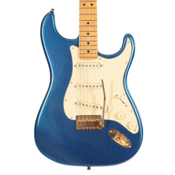 Second Hand Fender Ultra Stratocaster In Blue With Upgraded Gold Hardware #094 - Image 1
