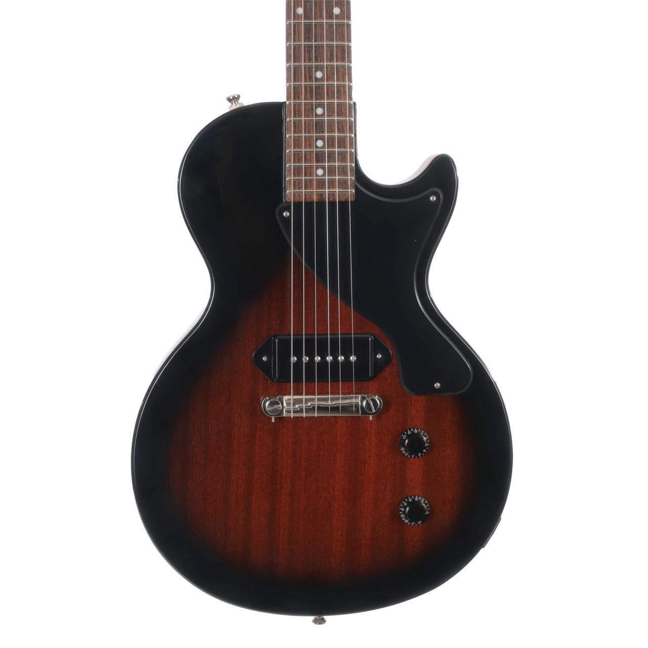 Second Hand Epiphone Les Paul Junior Electric Guitar In Tobacco Sunburst #112 - Image 1