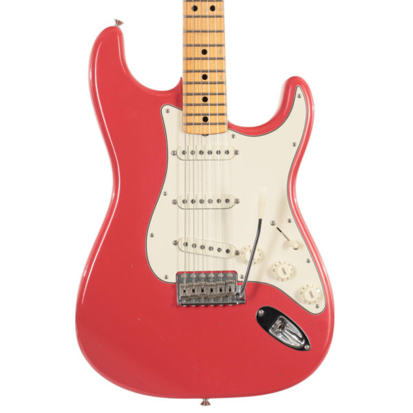 Second Hand Fender Custom Shop 1965 Stratocaster Electric Guitar In Fiesta Red #143 - Image 1