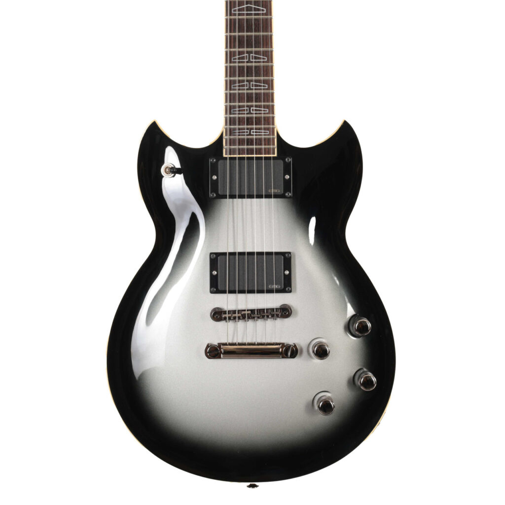 Second Hand Yamaha SG1820A Electric Guitar In Silver Burst With Hardcase #149