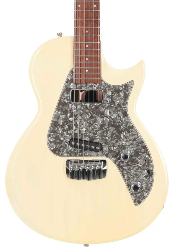 Second Hand Taylor SB-1X Electric Guitar In Trans White #884 - Image 1