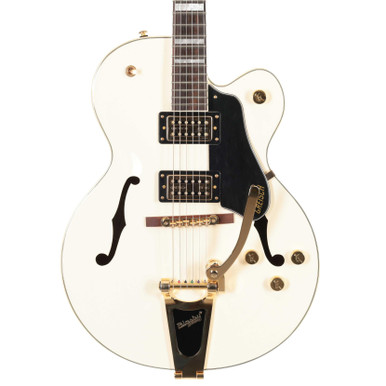 Second Hand Gretsch G2420TG Hollowbody Electric Guitar In Vintage White #968 - Image 2