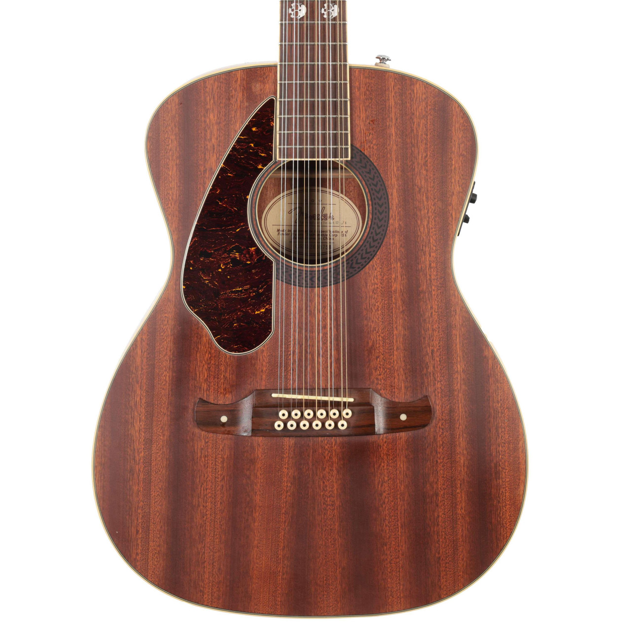 Second Hand Fender Tim Armstrong Hellcat 12 String Acoustic Guitar In Natural #022 - Image 1