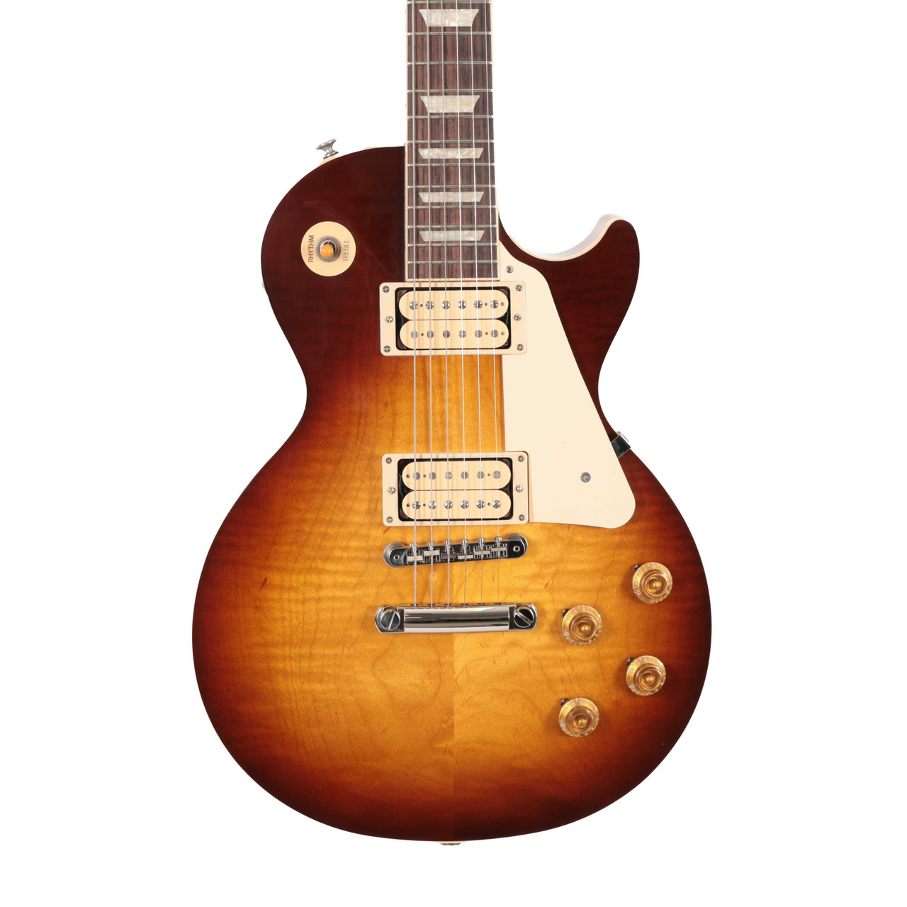 Second Hand Gibson Les Paul 50s Standard Double Trouble Electric Guitar In Bourbon Burst #324 - Image 1