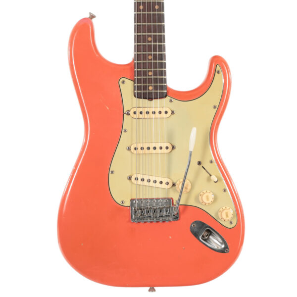 Second Hand Pre CBS 1961 Fender Stratocaster in Fiesta Red - Image 1