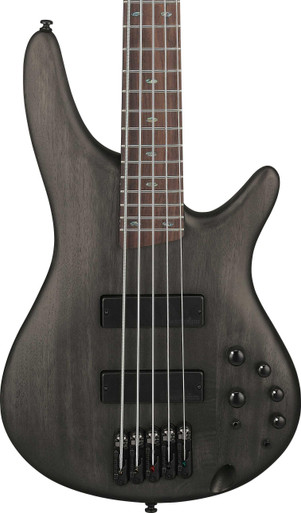 Ibanez SR500A-TGF SR-Series Bass Guitar in Transparent Gray Flat - Image 2