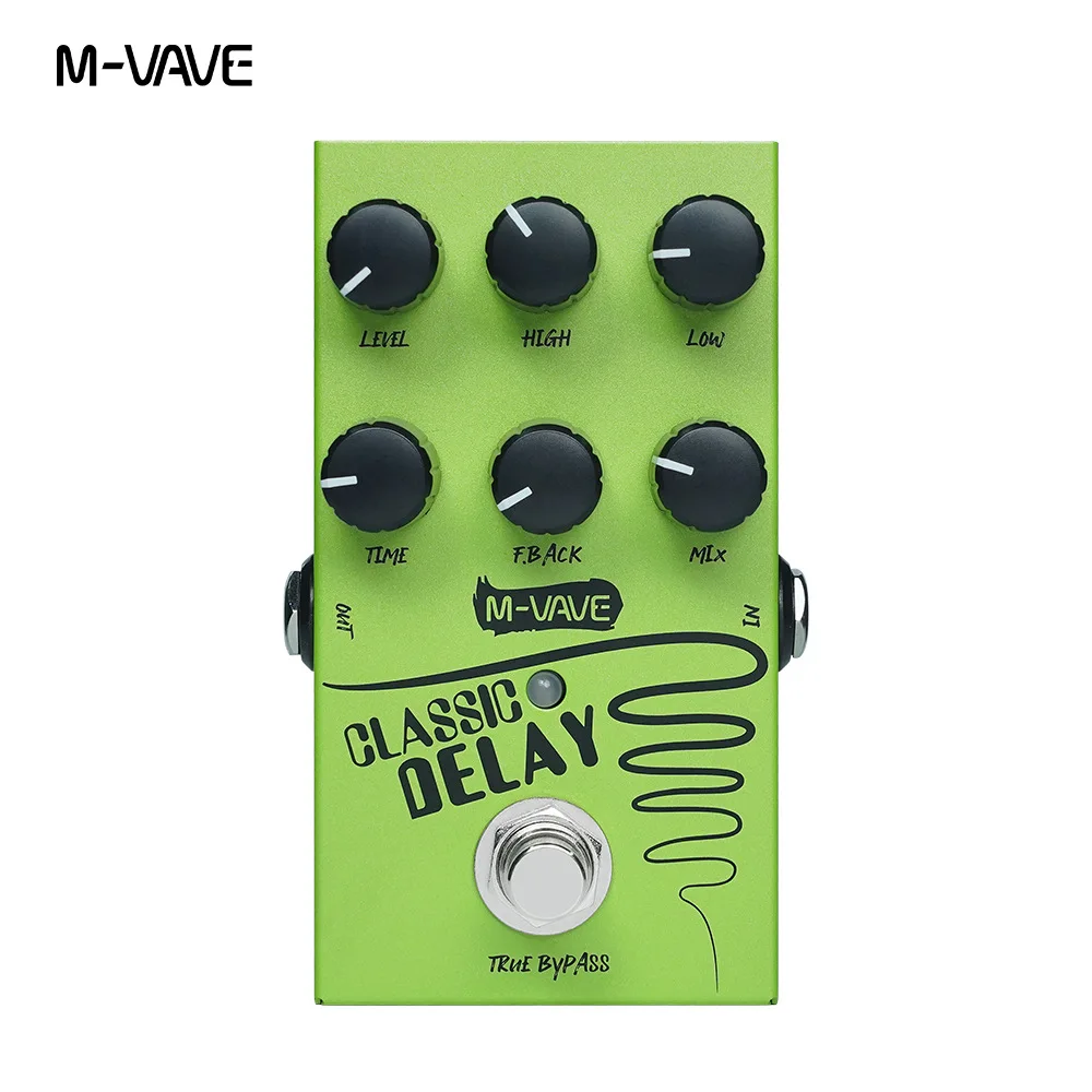 M Vave Classic Delay Guitar Effect Pedal Mini Portable True Bypass Analog Delay Processor For Guitar Players