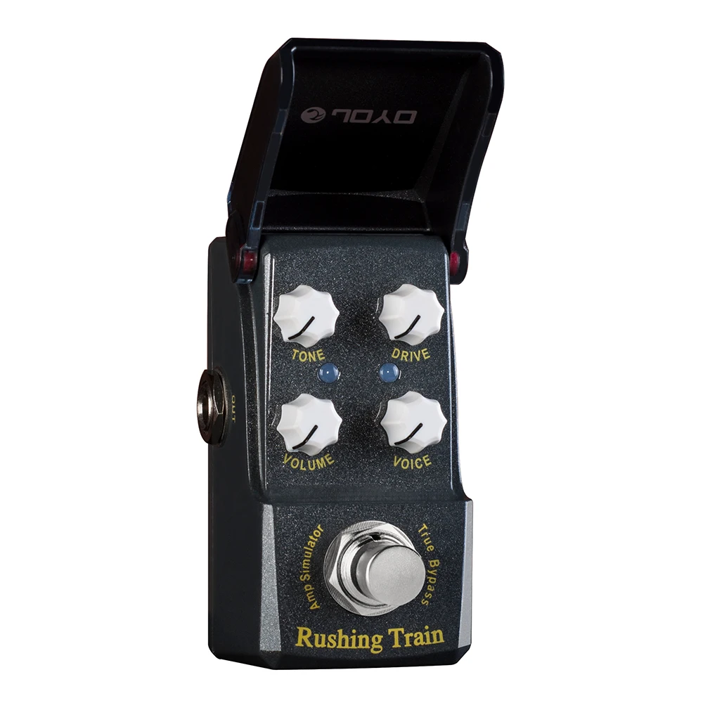 JOYO JF-306 RUSHING TRAIN Amp Simulator Pedal with Classic Clean Tone and Ultra-Compact for Direct Mixer Audio Interface