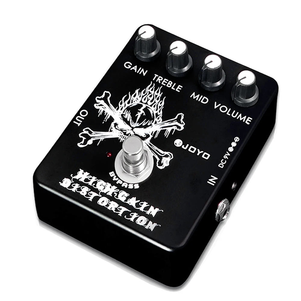 JOYO JF-04 HIGH GAIN Distortion Guitar Pedal from Blues Rock Crunch to Snarling Distortion Effects Pedals for Electric Guitar