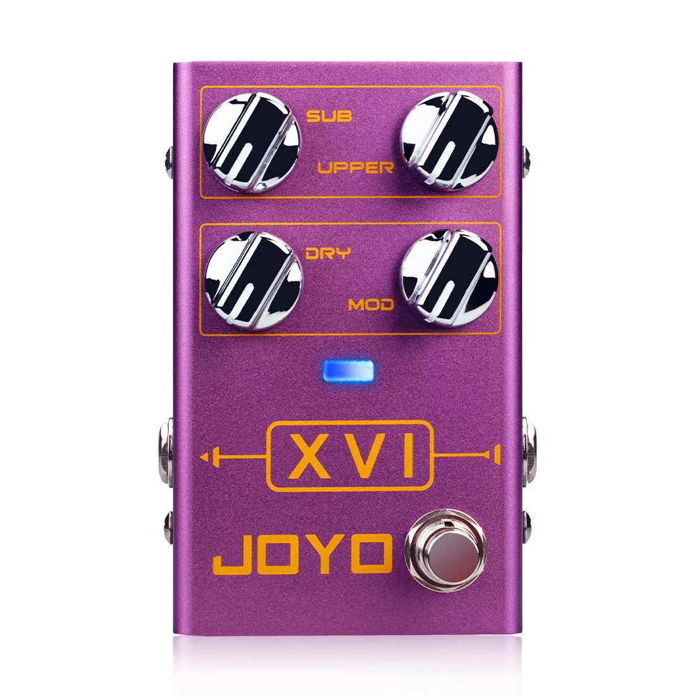 JOYO R-13 XVI Polyphonic Octave Guitar Pedal Independent Sub & Upper Octave with Modulation Effects & Dry Blend