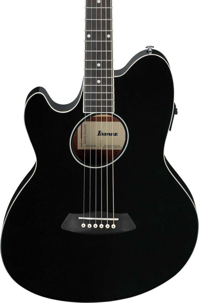 Ibanez TCY10LE Talman Series Left Handed Electro Acoustic Guitar in Black