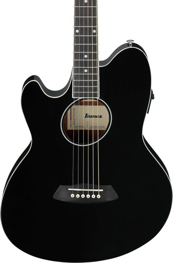 Ibanez TCY10LE Talman Series Left Handed Electro Acoustic Guitar in Black - Image 2