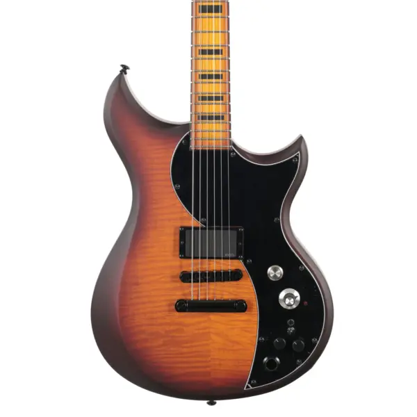 Dunable Will Putney Cyclops DE Signature Baritone Electric Guitar in Amber Tobacco Burst - Image 1