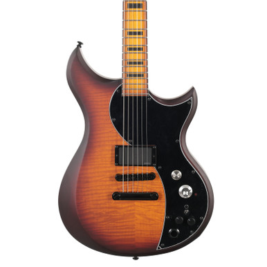 Dunable Will Putney Cyclops DE Signature Baritone Electric Guitar in Amber Tobacco Burst - Image 2