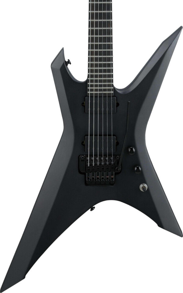 Ibanez XPTB620-BKF Iron Label Xiphos in Electric Guitar in Black Flat - Image 1