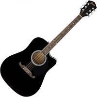 Fender FA-125CE Dreadnought Electro Acoustic WN Black