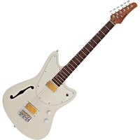 Hartwood Drifter Baritone Electric Guitar White