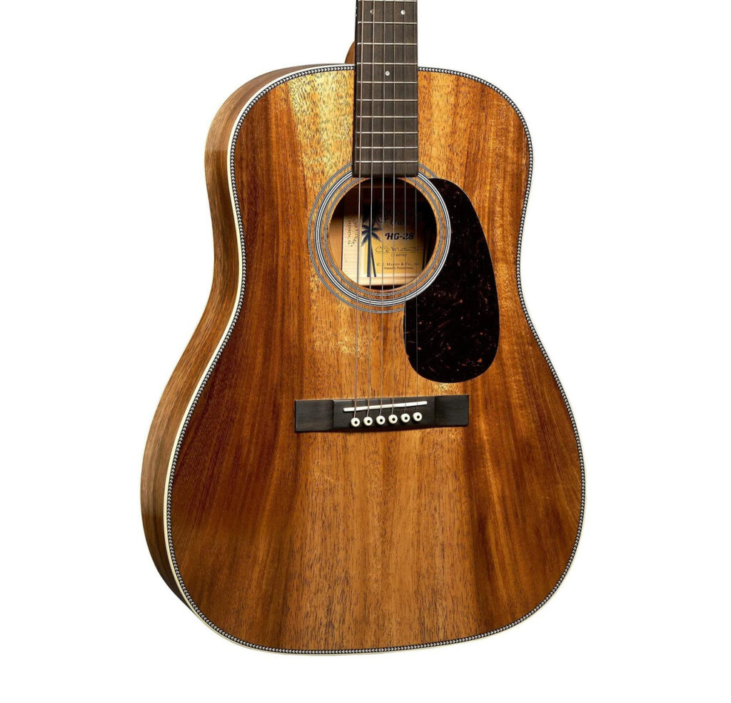 Martin O'ahu HG-28K2 Dreadnought Acoustic Guitar in Koa