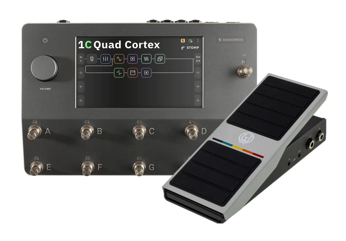 Neural DSP Quad Cortex with Walrus Audio Canvas Expression Pedal Bundle - Image 1