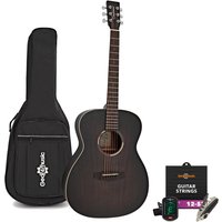 Tanglewood TWBB O Blackbird Folk Acoustic Smokestack Black Satin with Accessory Pack