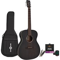 Tanglewood TWBB OE Blackbird Folk Electro Acoustic Smoke Black Satin with Accessory Pack